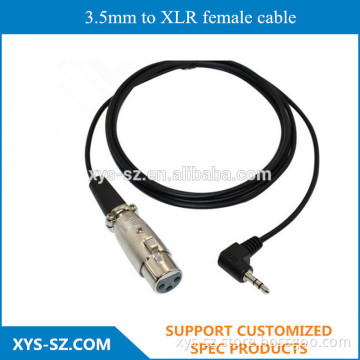 3.5mm to XLR female cable